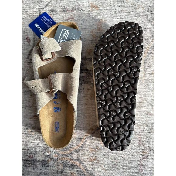 NWT Birckenstock Arizona Soft Footbed Suede Leather Size 43 Mens 10 main image 9
